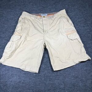Quiksilver Men's Beige Cargo Shorts‎